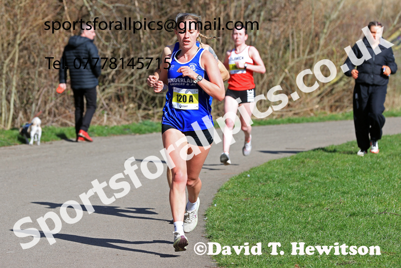 Senior Womens 2026 NECAA Royal Signals Road Relays, Hetton Lyons Country Park, Hetton le Hole. Photo: David T. Hewitson/Sports for All Pics